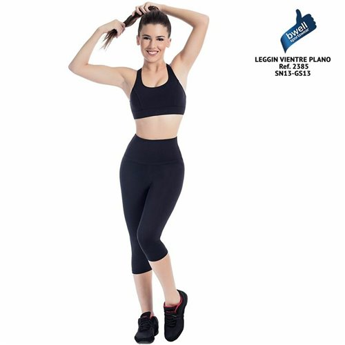 Sport-leggings, Dam Happy Dance Bk Svart