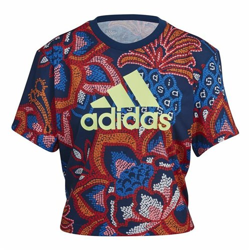 T-shirt med kortärm Dam Adidas  FARM Rio Graphic 