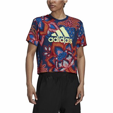 T-shirt med kortärm Dam Adidas  FARM Rio Graphic 