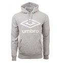 Umbro 灰色徽标男士连帽运动衫