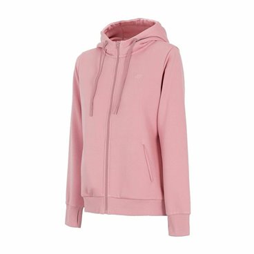 Tröja med huva Dam 4F Zip Up Rosa