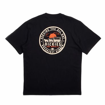 T-shirt med kortärm Herr Dickies Greensburg Svart