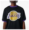 Baskettröja New Era Mesh LA Lakers Svart