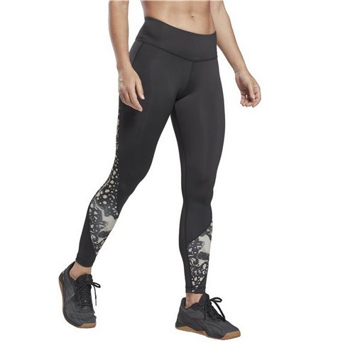 Sport-leggings, Dam Reebok Svart