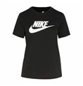 Nike 女式短袖 T 恤 ESSENTL ICN DX7906 010 黑色