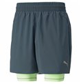 Sportshorts för män Puma Running 2 in 1 Svart