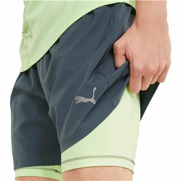 Sportshorts för män Puma Running 2 in 1 Svart