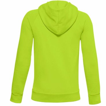 Tröja med huva Unisex Under Armour Rival Big Logo 1 Limegrön