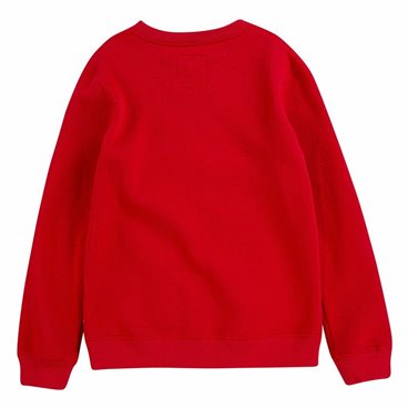 Tröja utan huva Barn Levi's Batwing Crewneck  Röd