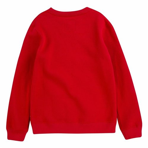 Tröja utan huva Barn Levi's Batwing Crewneck  Röd