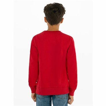 Tröja utan huva Barn Levi's Batwing Crewneck  Röd