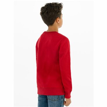 Tröja utan huva Barn Levi's Batwing Crewneck  Röd