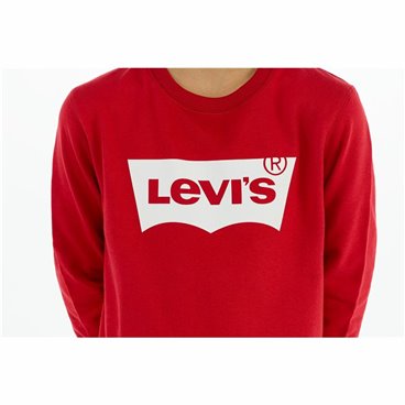 Tröja utan huva Barn Levi's Batwing Crewneck  Röd