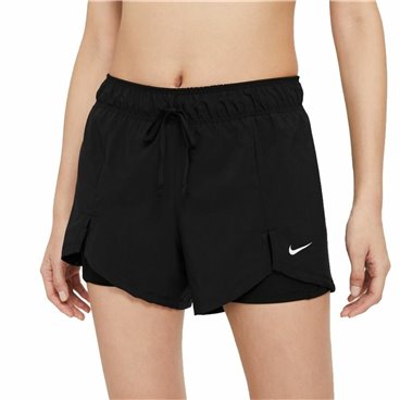 Nike 女式运动短裤 DF FLX ESS 2-IN-1 黑色