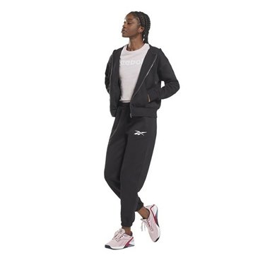 Sportjacka, Dam Reebok Training Essentials Vector Full-Zip Svart