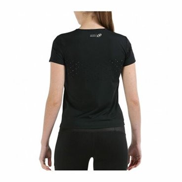 T-shirt med kortärm Dam Bullpadel Pital Svart