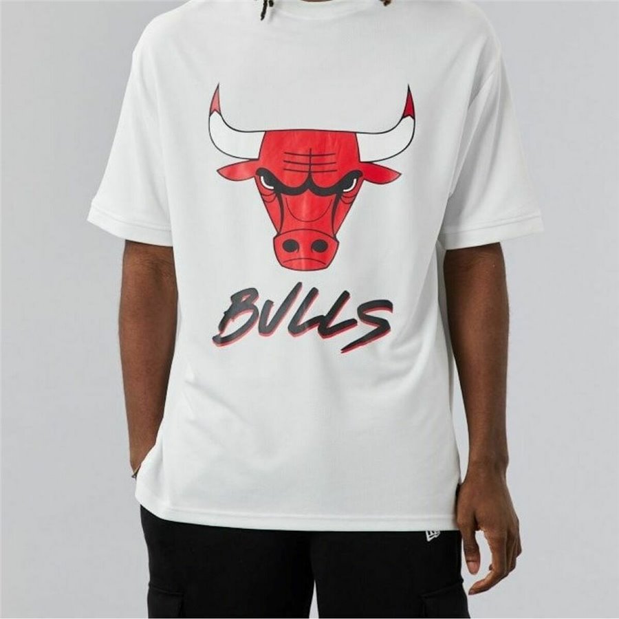 T-shirt med kortärm NBA SCRIPT MESH New Era WHIFDR 60284736 Vit