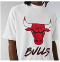 T-shirt med kortärm NBA SCRIPT MESH New Era WHIFDR 60284736 Vit