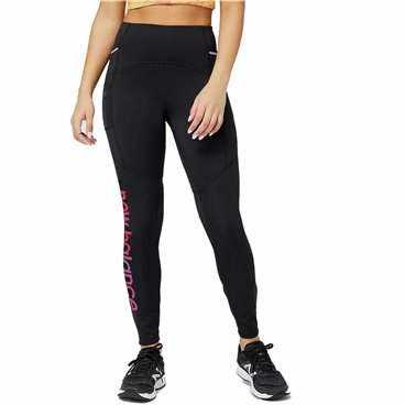 Sport-leggings, Dam New Balance Impact Run AT Heat Tight Svart