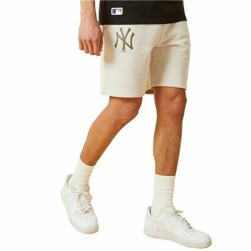 Sportshorts för män New Era MLB Seasonal Team New York Beige