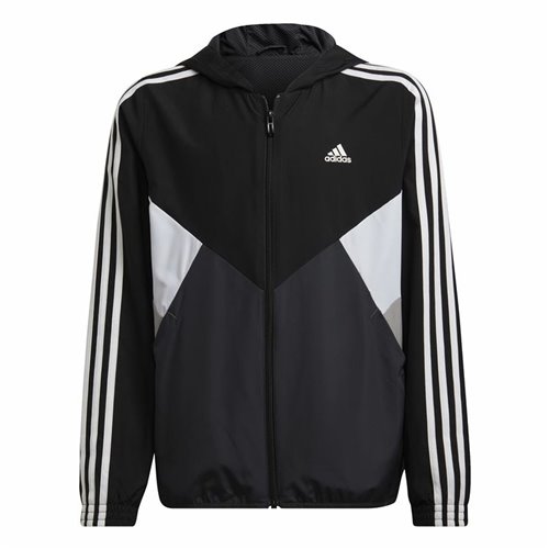 Sportjacka, Barn Adidas Coupe-Vent Colorblock Svart