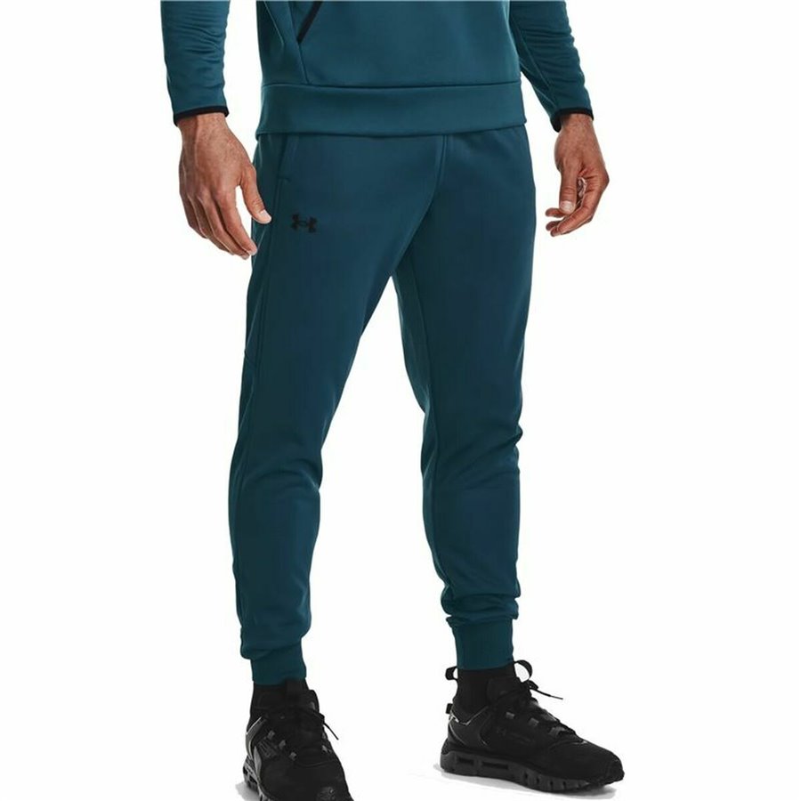 Byxor för vuxna Under Armour Fleece Joggers Blå