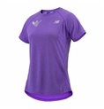 T-shirt med kortärm Dam New Balance Valencia Marathon Purpur
