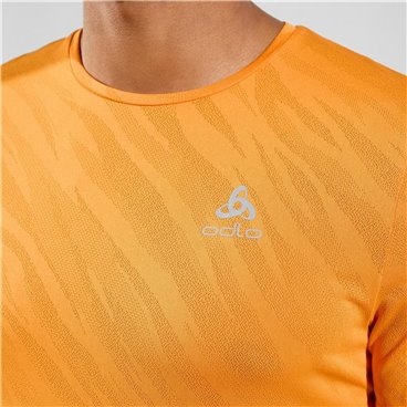 T-shirt med kortärm Unisex Odlo Zeroweight Enginee Orange