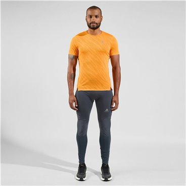 T-shirt med kortärm Unisex Odlo Zeroweight Enginee Orange