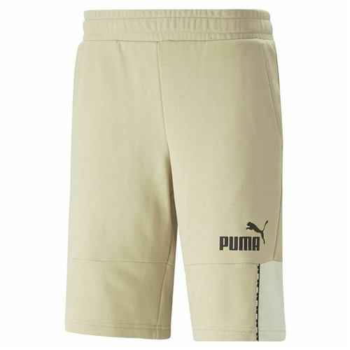 Träningsshorts Puma  Essentials Block Tape Grå Vit