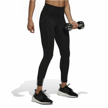 Sport-leggings, Dam Adidas 7/8 Own Colorblock Svart