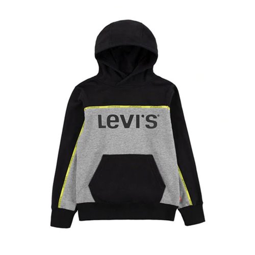 Tröja med huva Unisex Levi's PULL OVER HOODY 9EB915 Grå