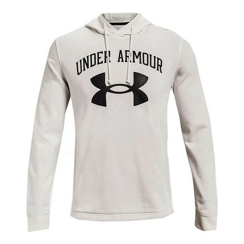 Tröja med huva Herr Under Armour Rival Fleece Big Logo Vit