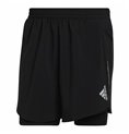 Sportshorts för män Adidas Two-in-One Svart