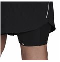 Sportshorts för män Adidas Two-in-One Svart