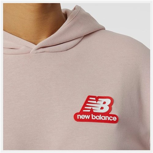 Tröja med huva Dam New Balance Essentials Candy Rosa