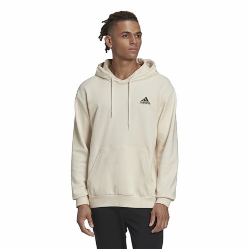 Adidas 连帽运动衫 男士 Essentials Feelcomfy 米色