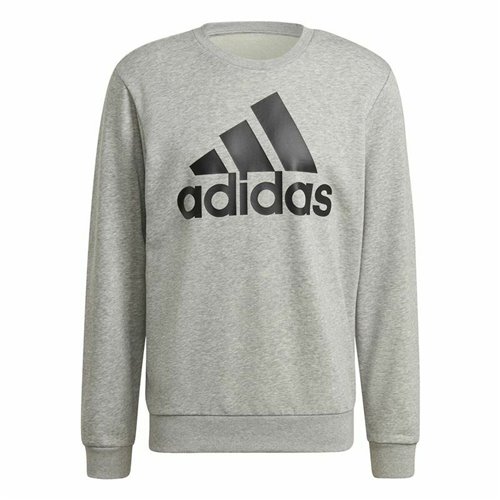 Tröja utan huva Herr Adidas Essential Big Logo Grå