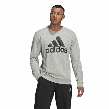 Tröja utan huva Herr Adidas Essential Big Logo Grå