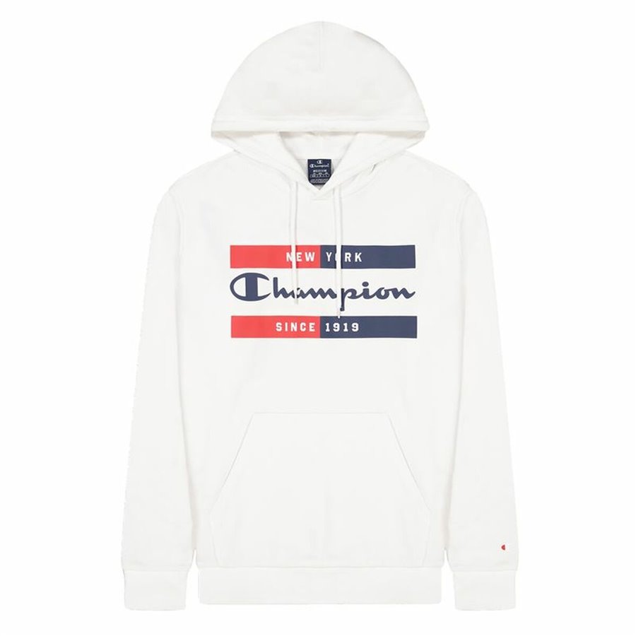 Champion 连帽运动衫 男士 纽约 白色