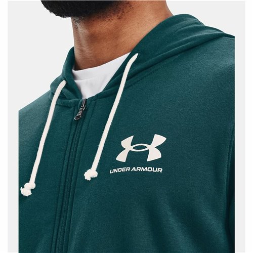 Under Armour Rival 特里绿色男士运动夹克