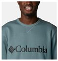 Tröja utan huva Herr Columbia Logo Fleece Crew Blå