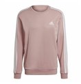 Tröja utan huva Herr Adidas Essentials French Terry 3 Stripes Rosa