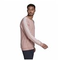 Tröja utan huva Herr Adidas Essentials French Terry 3 Stripes Rosa