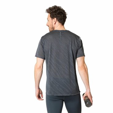 T-shirt med kortärm Unisex Odlo Zeroweight Enginee Mörkgrå