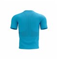 T-shirt med kortärm Unisex Compressport Trail Half-Zip Fitted SS Himmelsblå