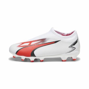 Fotbollsskor för barn Puma Ultra Match Ll Rojo/Blanco