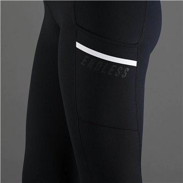 Sport-leggings, Dam Endless Svart