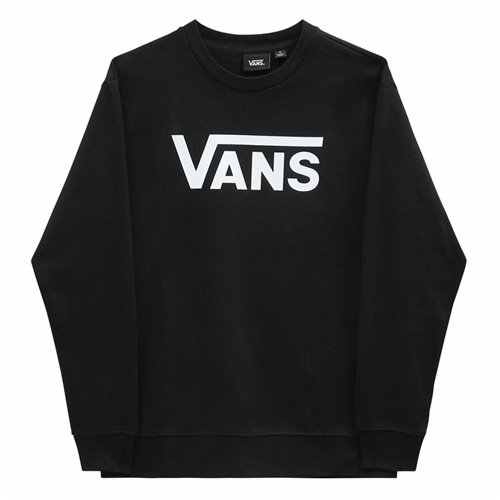 Tröja utan huva Dam Vans Drop V Logo BFF Crew Svart