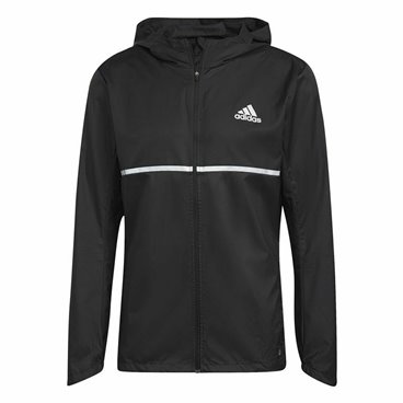 Adidas 黑色男士跑步夹克